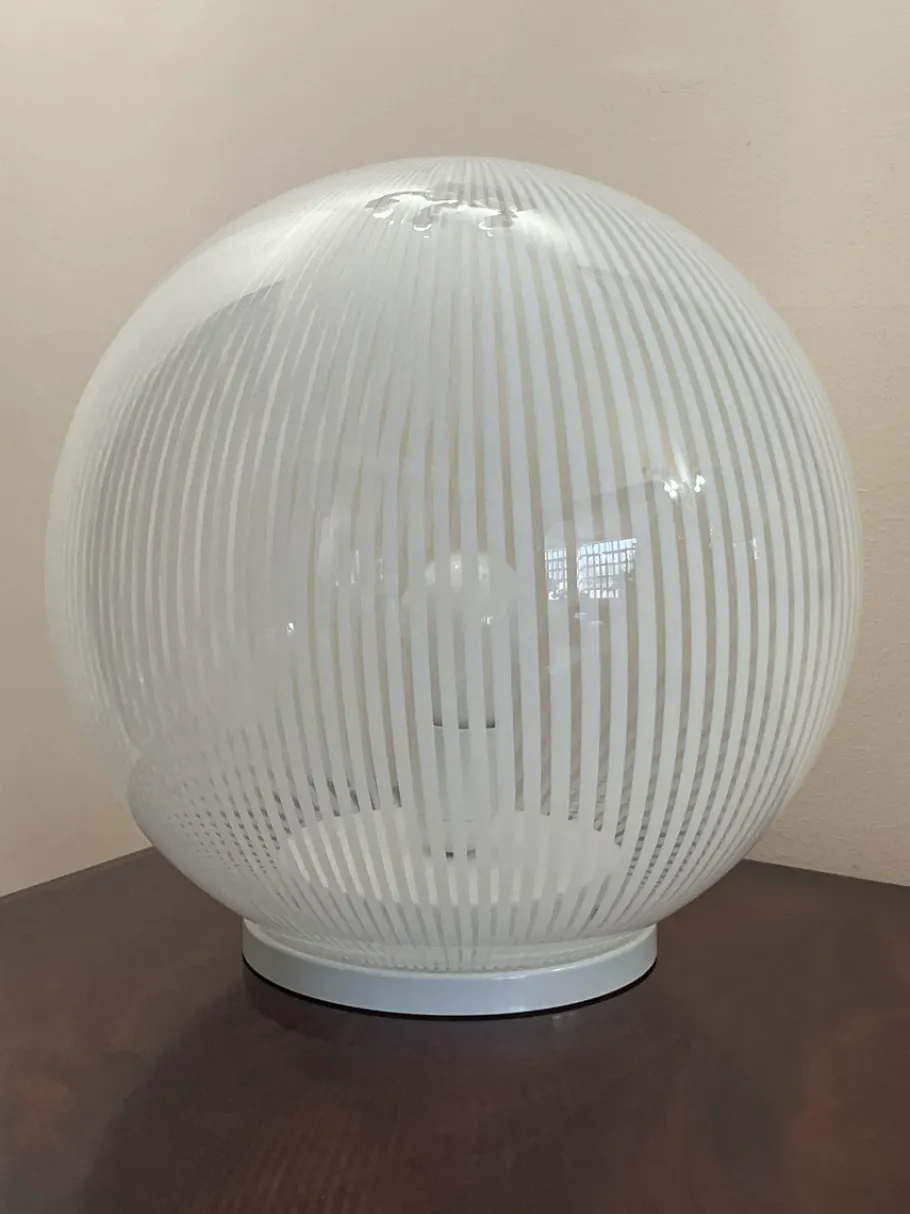 Discount Pamono Murano Glass Table Lamp in the style of Venini, 1970s