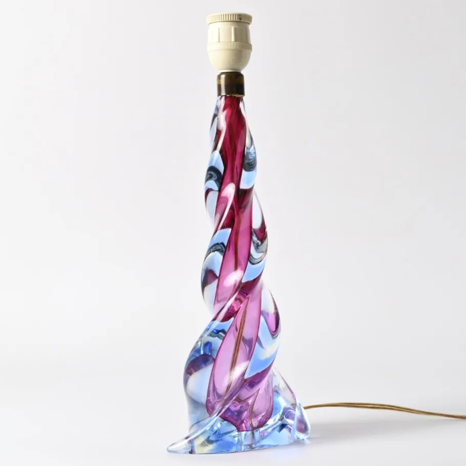 Best Pamono Murano Glass Table Lamp, 1960s