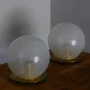 New Pamono Murano Glass Table Lamps by Ornella Noorda for Venini, 1970s, Set of 2