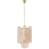 New Pamono Murano Glass Tronchi Chandelier, Italy, 1990s