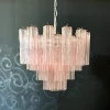 Hot Pamono Murano Glass Tube Chandelier