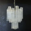 Discount Pamono Murano Glass Tube Chandelier, 1990s