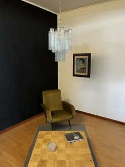 Discount Pamono Murano Glass Tube Chandelier, 1990s