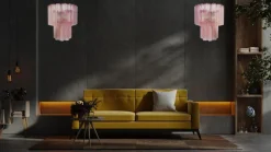 New Pamono Murano Glass Tube Wall Sconces, 1990, Set of 2