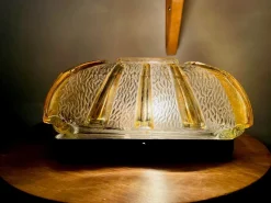 Best Pamono Murano Glass Type Rectangular Flush Mount, 1960s