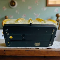 Best Pamono Murano Glass Type Rectangular Flush Mount, 1960s