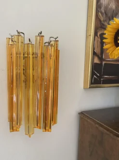 Hot Pamono Murano Glass Wall Lamp