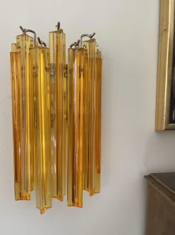 Hot Pamono Murano Glass Wall Lamp