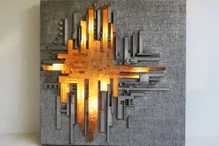 Hot Pamono Murano Glass Wall Lamp by Akikaze for Poliarte, 1970