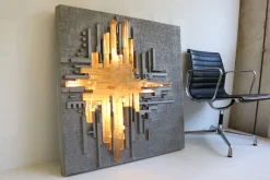 Hot Pamono Murano Glass Wall Lamp by Akikaze for Poliarte, 1970