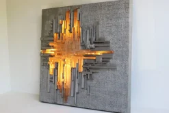 Hot Pamono Murano Glass Wall Lamp by Akikaze for Poliarte, 1970