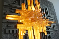 Hot Pamono Murano Glass Wall Lamp by Akikaze for Poliarte, 1970