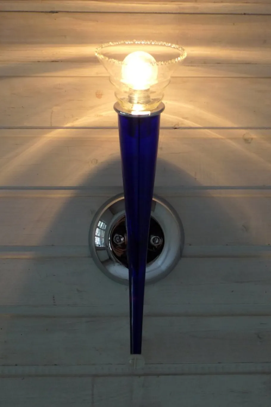 New Pamono Murano Glass Wall Lamp by Giuseppe Righetto for Artemide, Italy, 1990s