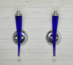 New Pamono Murano Glass Wall Lamp by Giuseppe Righetto for Artemide, Italy, 1990s