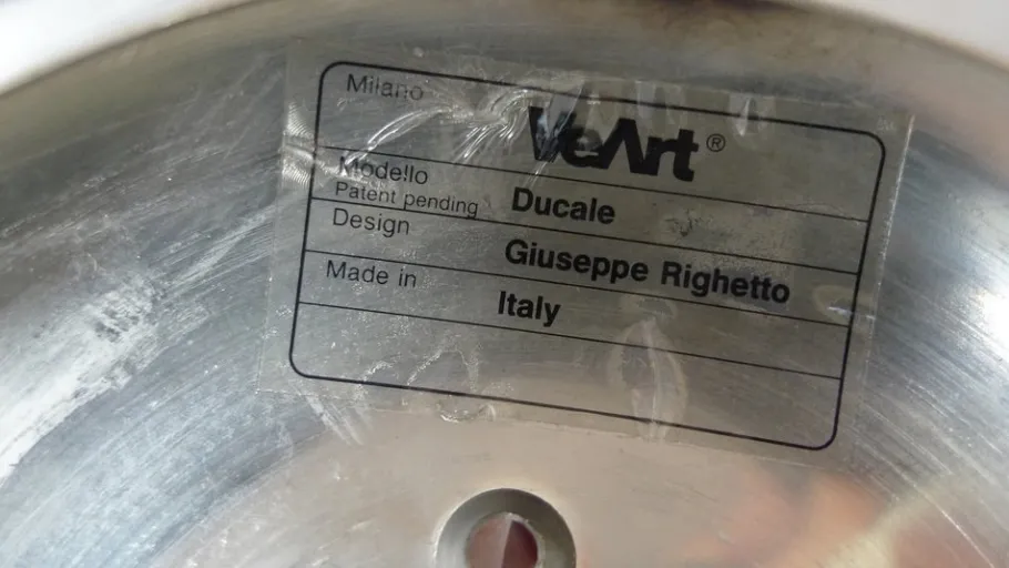 New Pamono Murano Glass Wall Lamp by Giuseppe Righetto for Artemide, Italy, 1990s