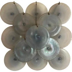 New Pamono Murano Glass Wall Lamp, Italy, 1960s