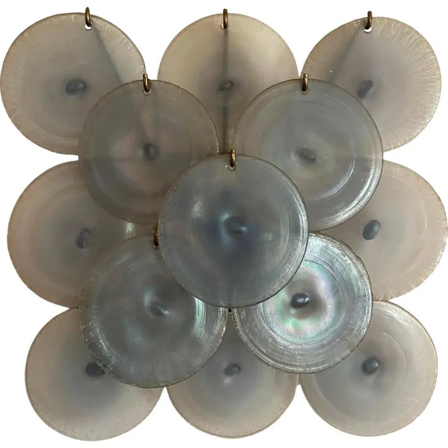 New Pamono Murano Glass Wall Lamp, Italy, 1960s