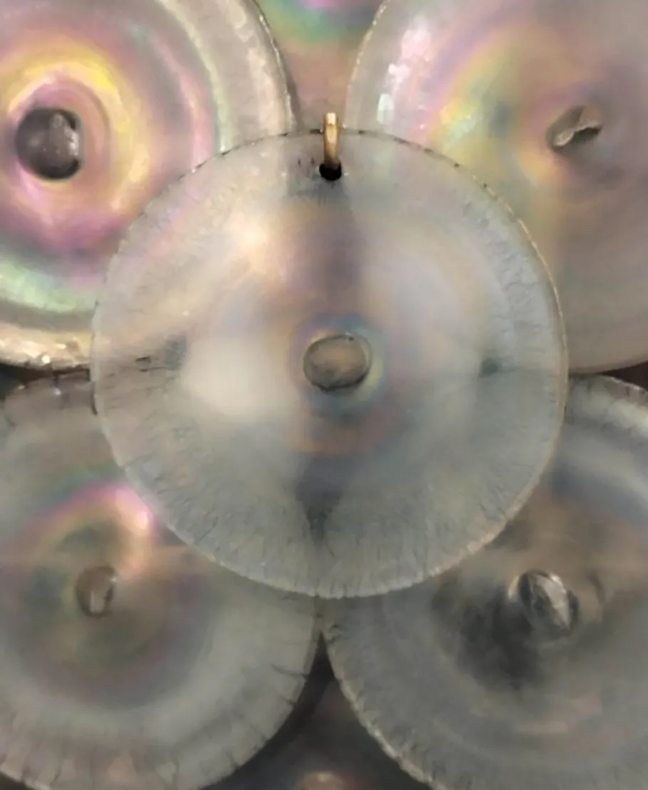 New Pamono Murano Glass Wall Lamp, Italy, 1960s