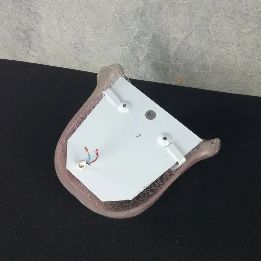 Best Pamono Murano Glass Wall Lamp, Italy, 1970s