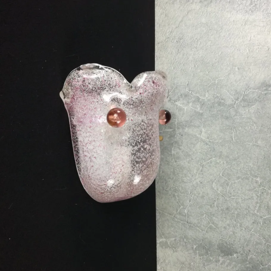 Best Pamono Murano Glass Wall Lamp, Italy, 1970s