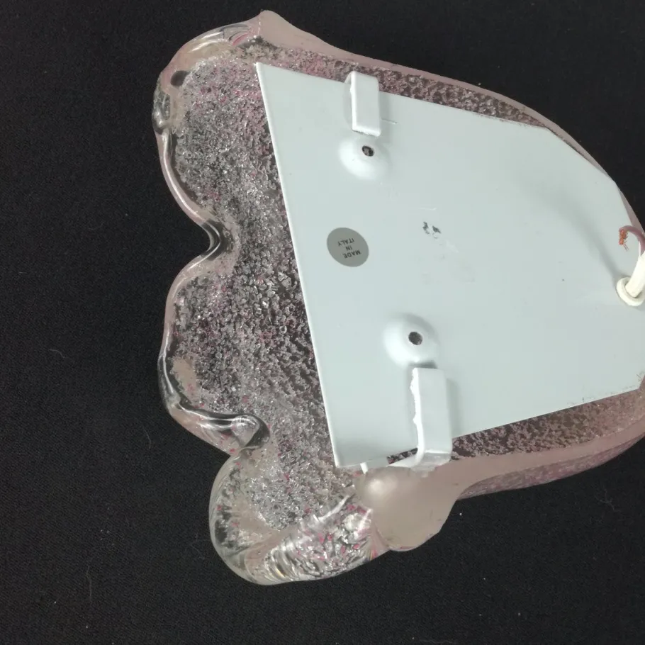 Best Pamono Murano Glass Wall Lamp, Italy, 1970s