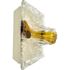 Clearance Pamono Murano Glass Wall Lamp Sconce by Toni Zuccheri for Venini, Italy, 1960s