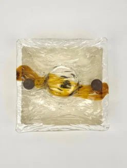 Clearance Pamono Murano Glass Wall Lamp Sconce by Toni Zuccheri for Venini, Italy, 1960s