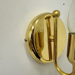 Best Pamono Murano Glass Wall Lamps, Italy, 1970s, Set of 2