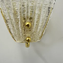 Best Pamono Murano Glass Wall Lamps, Italy, 1970s, Set of 2