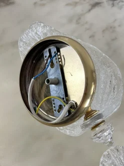 Hot Pamono Murano Glass Wall Lamps in the style of Venini, 1980s, Set of 3