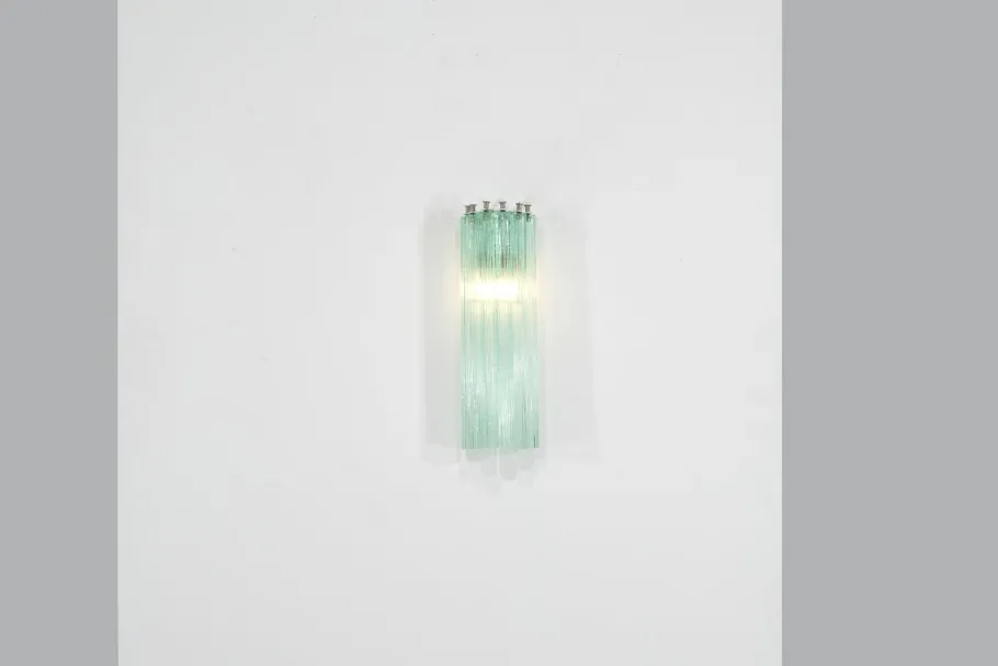 Best Pamono Murano Glass Wall Light, Italy, 1960s