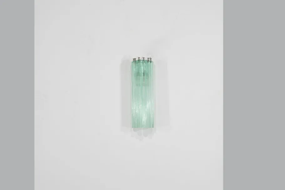 Best Pamono Murano Glass Wall Light, Italy, 1960s