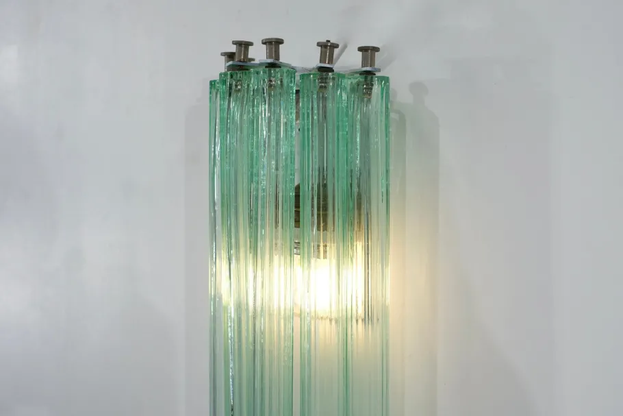 Best Pamono Murano Glass Wall Light, Italy, 1960s