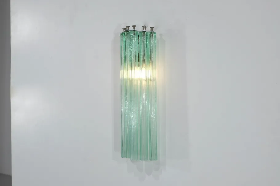 Best Pamono Murano Glass Wall Light, Italy, 1960s