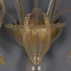 Hot Pamono Murano Glass Wall Lights, Set of 4