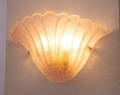 Discount Pamono Murano Glass Wall Sconce, Italy, 1990s