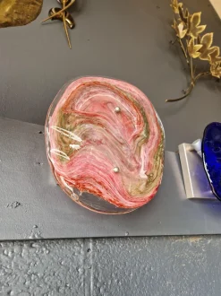 Best Pamono Murano Glass Wall Sconce, 1970s