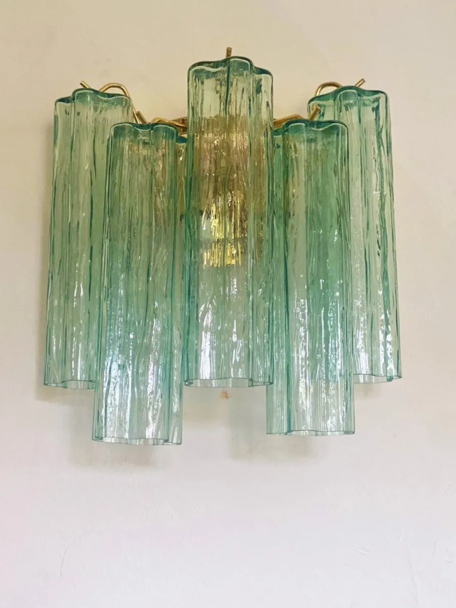 Clearance Pamono Murano Glass Wall Sconces from Simoeng, Set of 2
