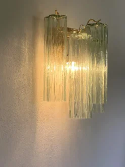 Clearance Pamono Murano Glass Wall Sconces from Simoeng, Set of 2