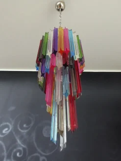 Clearance Pamono Murano Multicolor Mariangela Chandelier , 1990