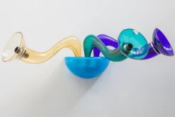 Hot Pamono Murano Orni Halloween Wall Sconce by Ernesto Gismondi for Artemide, 1990s