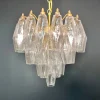 New Pamono Murano Poliedri Chandelier from Carlo Scarpa Design, 1990