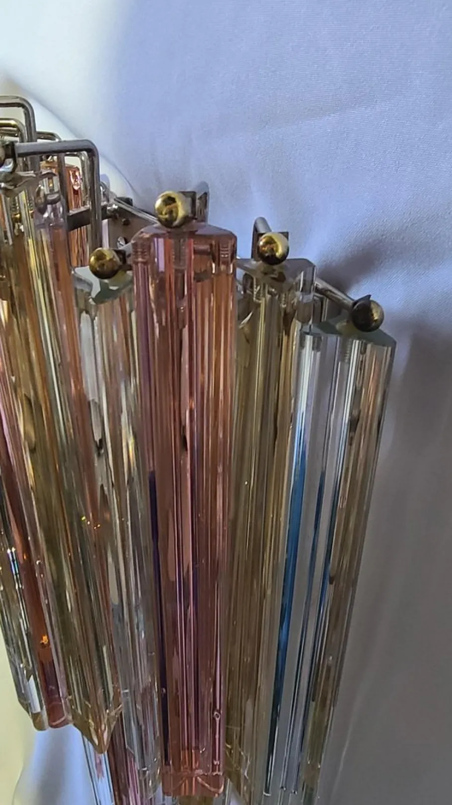 Clearance Pamono Murano Sconces by Venini, 1970s, Set of 2