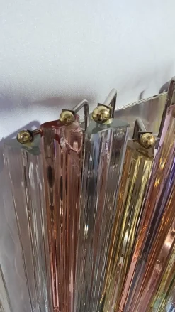 Clearance Pamono Murano Sconces by Venini, 1970s, Set of 2