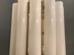 Discount Pamono Murano Swirl Glass Chandelier by Paolo Venini for Murano, 1960s