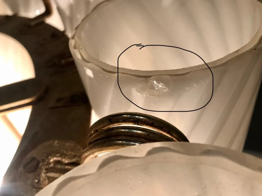 Discount Pamono Murano Swirl Glass Chandelier by Paolo Venini for Murano, 1960s