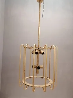 Discount Pamono Murano Swirl Glass Chandelier by Paolo Venini for Murano, 1960s