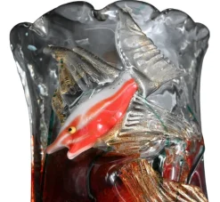 New Pamono Murano Wall Lamp by Alfredo Barbini for Made Murano Glass, Set of 2