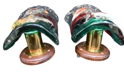 New Pamono Murano Wall Lamp by Alfredo Barbini for Made Murano Glass, Set of 2