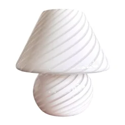 Outlet Pamono Mushroom Murano Glass Table Lamp, 1970s